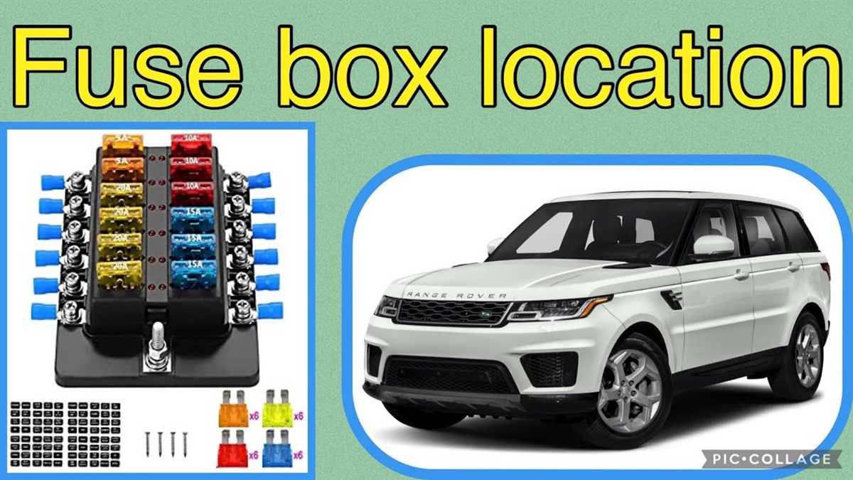 2014 range rover fuse box diagram