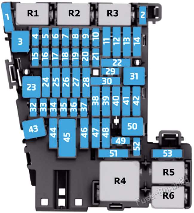 2014 vw passat fuse diagram