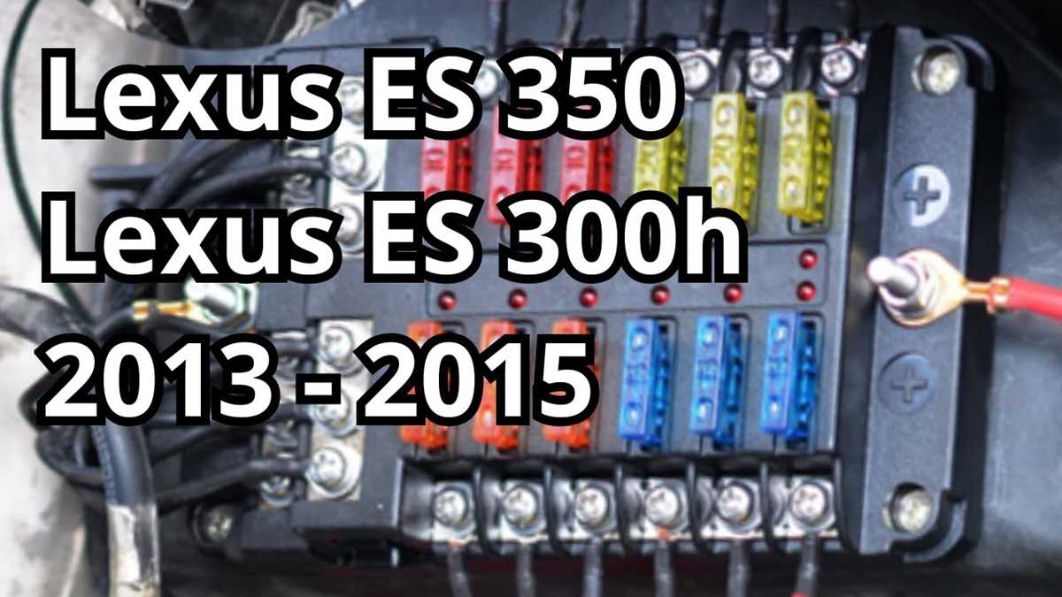 2014 lexus es 350 fuse box diagram