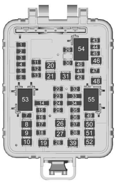 2015 cadillac escalade fuse box diagram