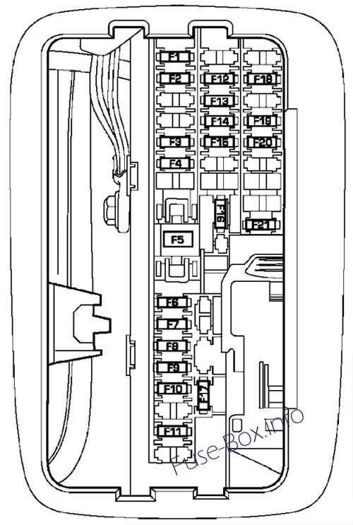 2015 dodge dart interior fuse box diagram