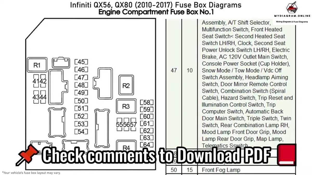 2015 infiniti qx80 fuse box diagram