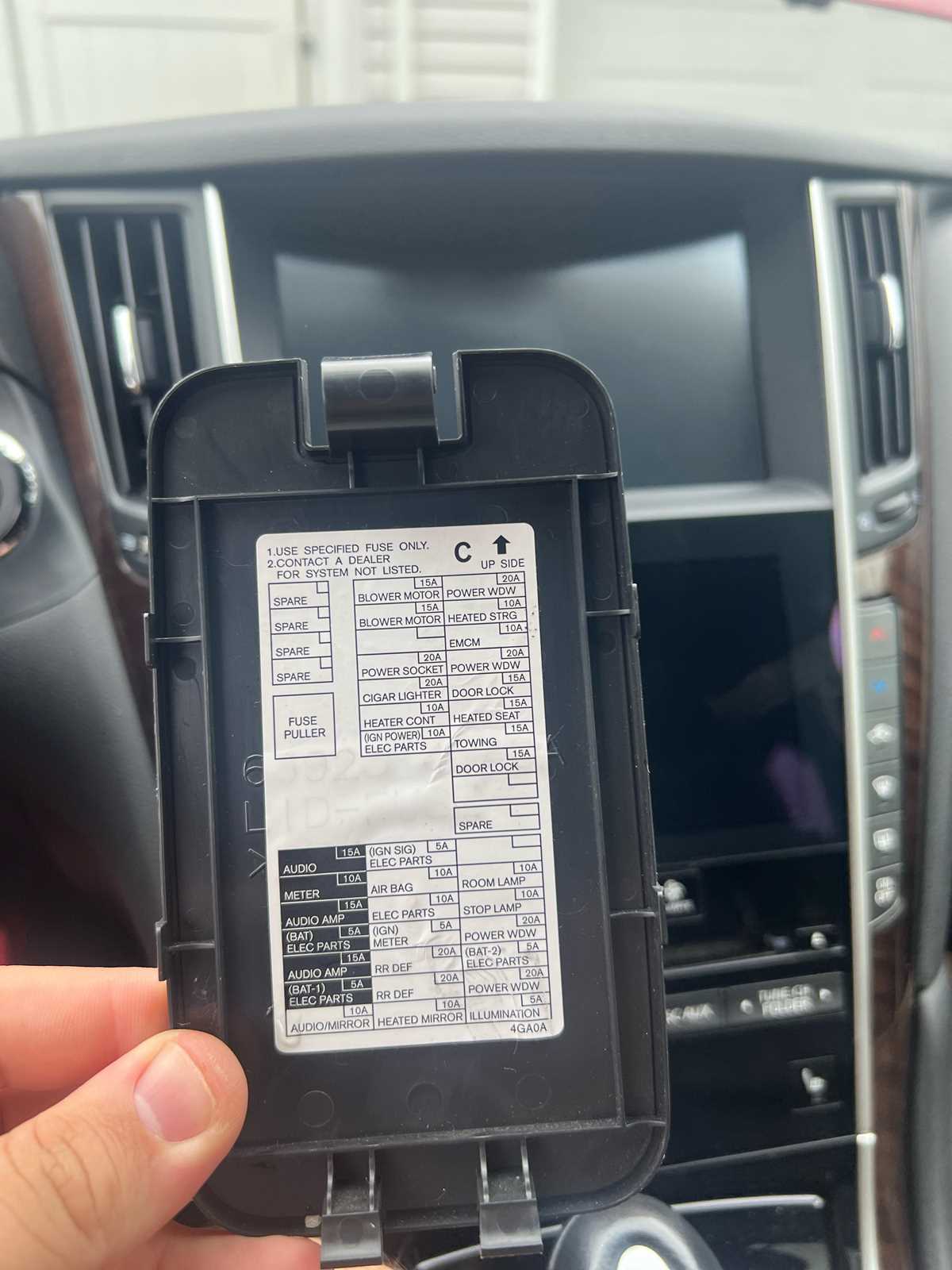 2015 q50 fuse box diagram