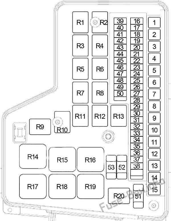 2015 ram 2500 fuse box diagram
