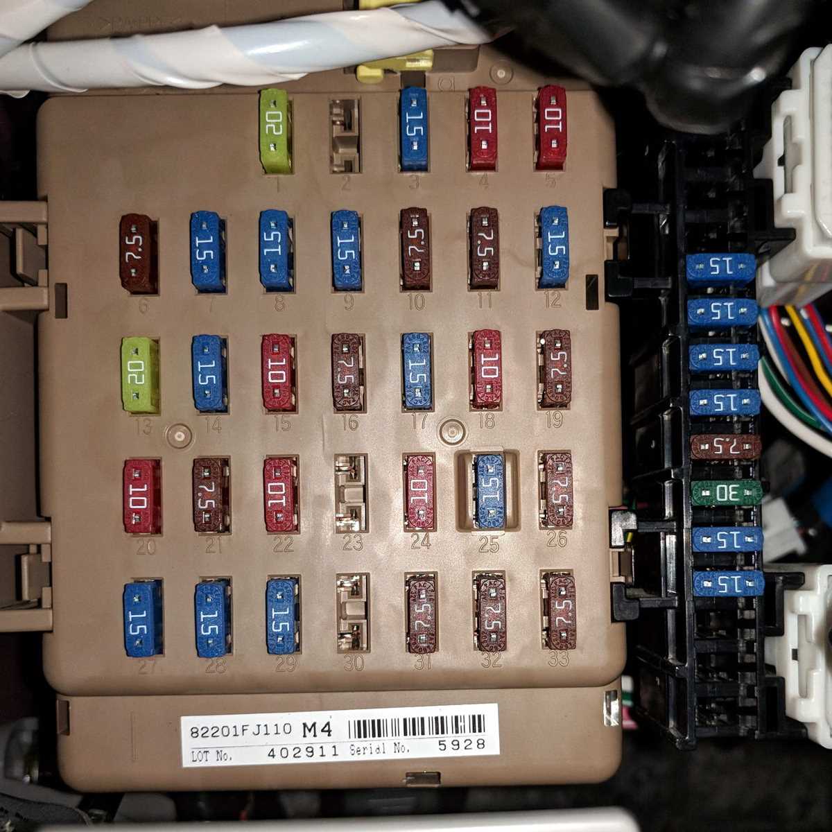2015 wrx fuse box diagram