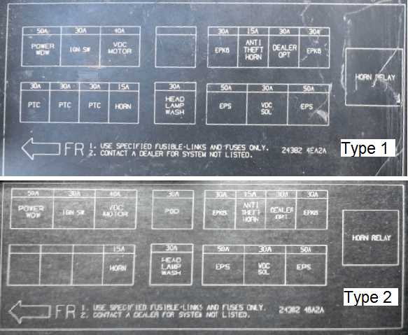 2015 nissan rogue select fuse box diagram