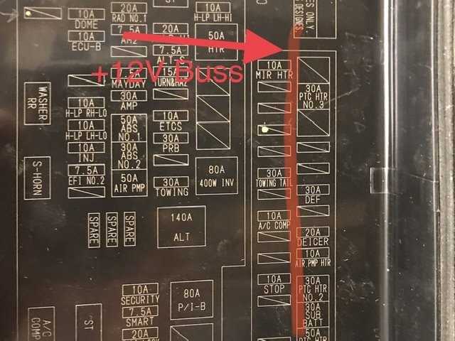 2016 4runner fuse diagram