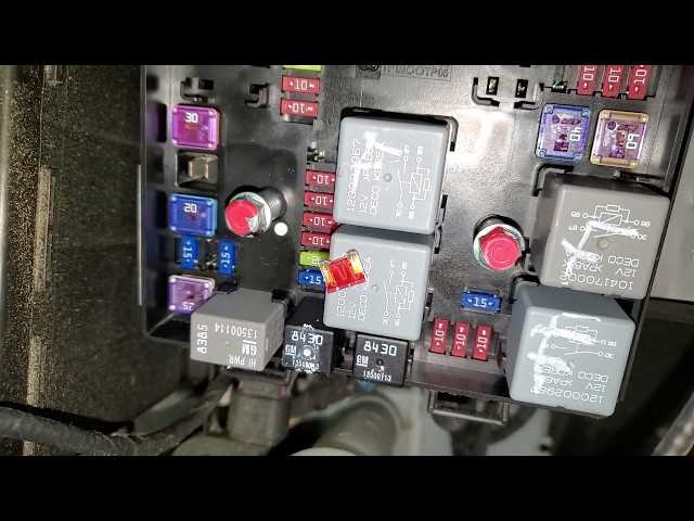 2016 chevy sonic fuse box diagram