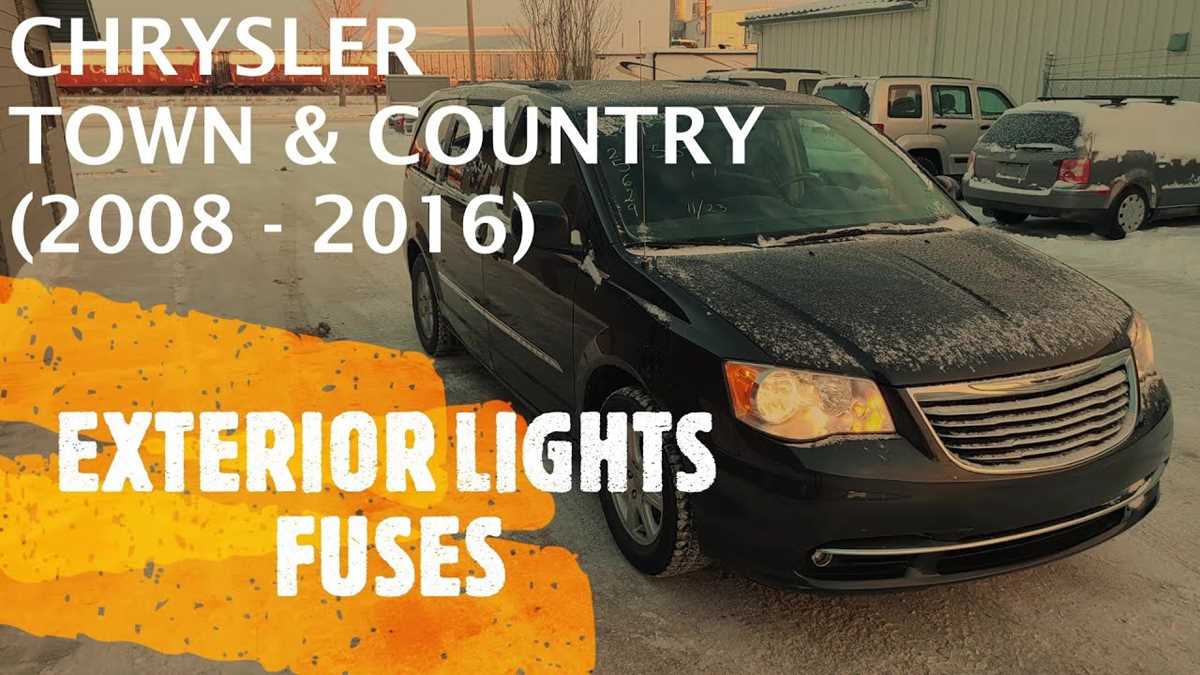 2016 chrysler town and country fuse box diagram