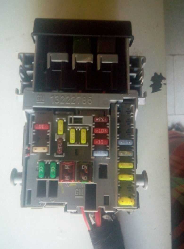 2016 chevy impala fuse box diagram