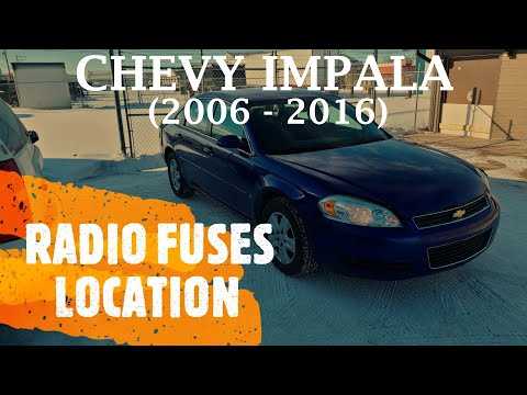2016 chevy impala fuse box diagram