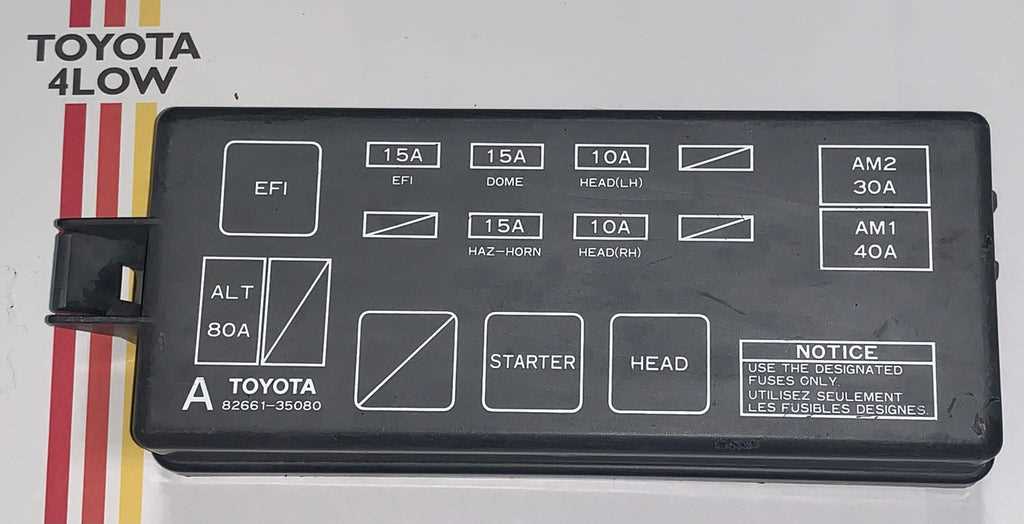 2017 4runner fuse box diagram