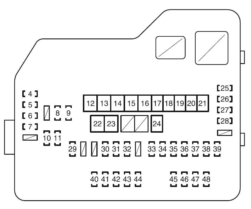 2017 highlander fuse diagram
