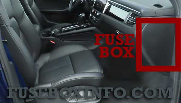 2017 porsche macan fuse box diagram