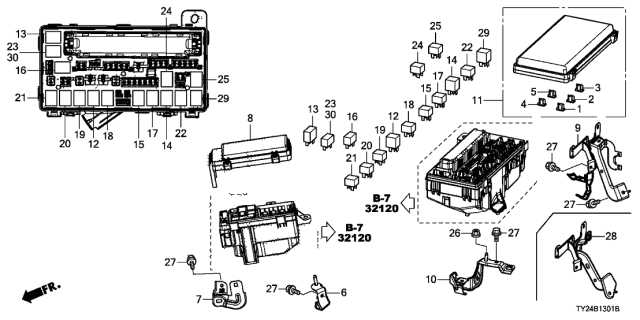 2017 acura rdx fuse box diagram