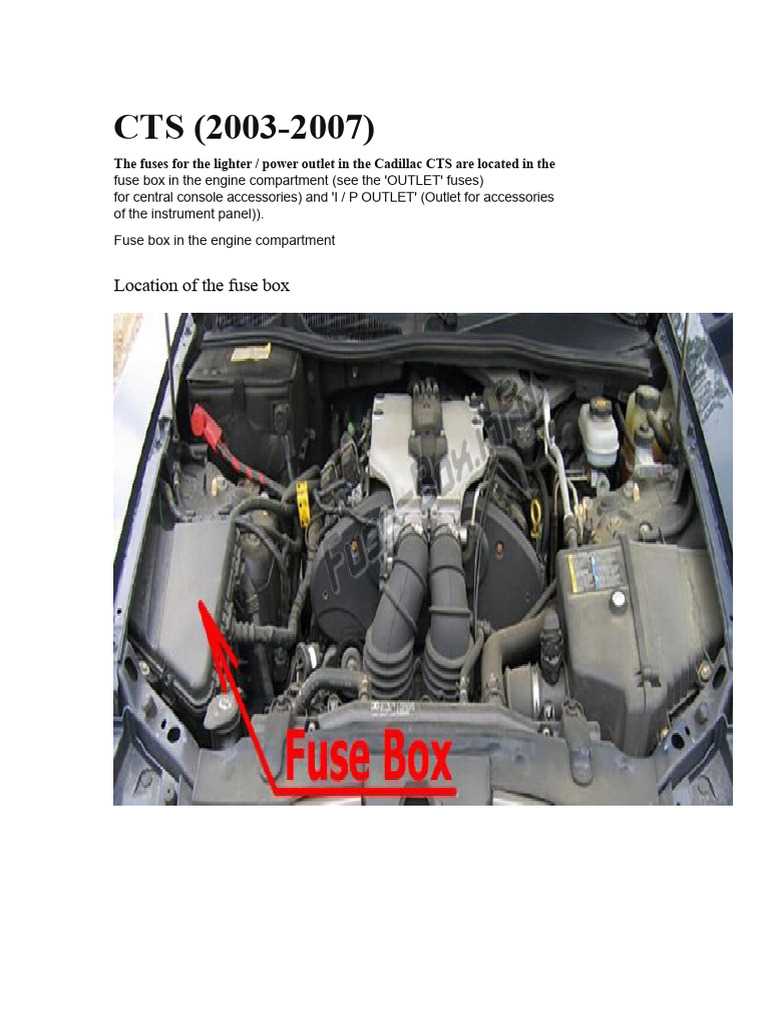 2017 cadillac xts fuse box diagram