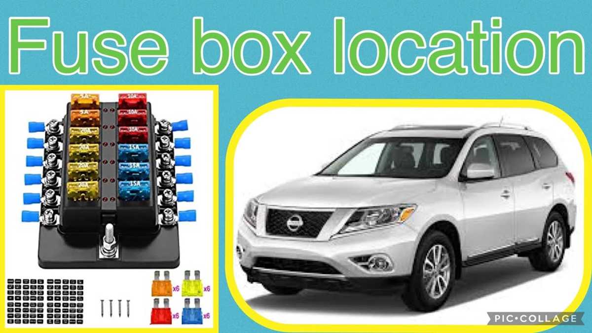 2018 nissan pathfinder fuse box diagram