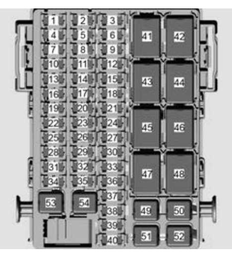2018 chevy colorado fuse box diagram