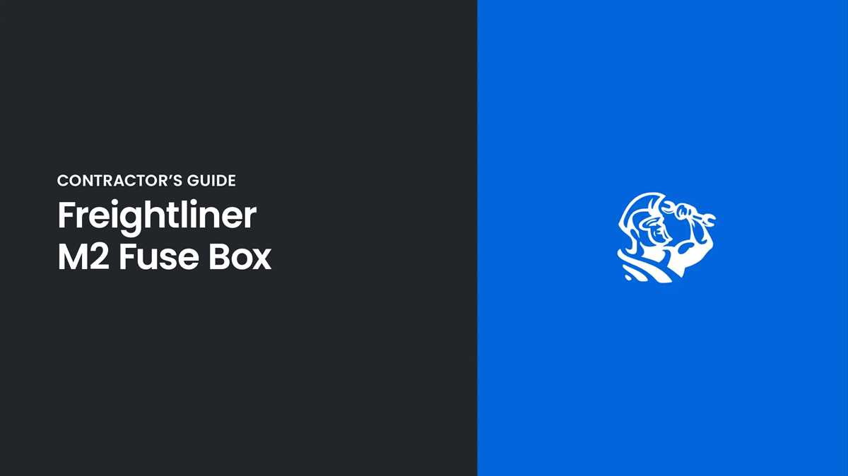 2018 freightliner m2 fuse box diagram