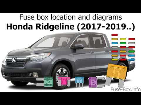 2018 honda ridgeline fuse box diagram