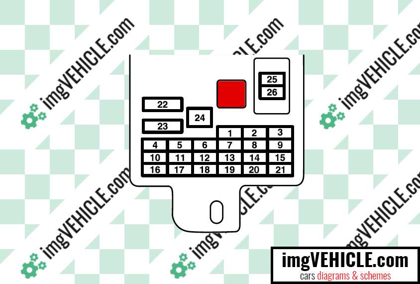 2018 mitsubishi mirage fuse box diagram