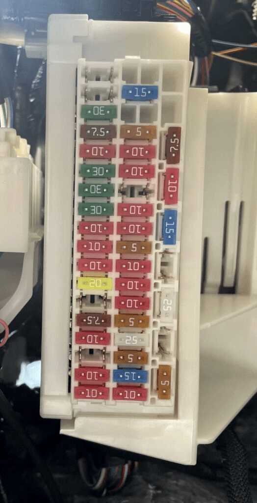 2018 toyota sienna fuse box diagram