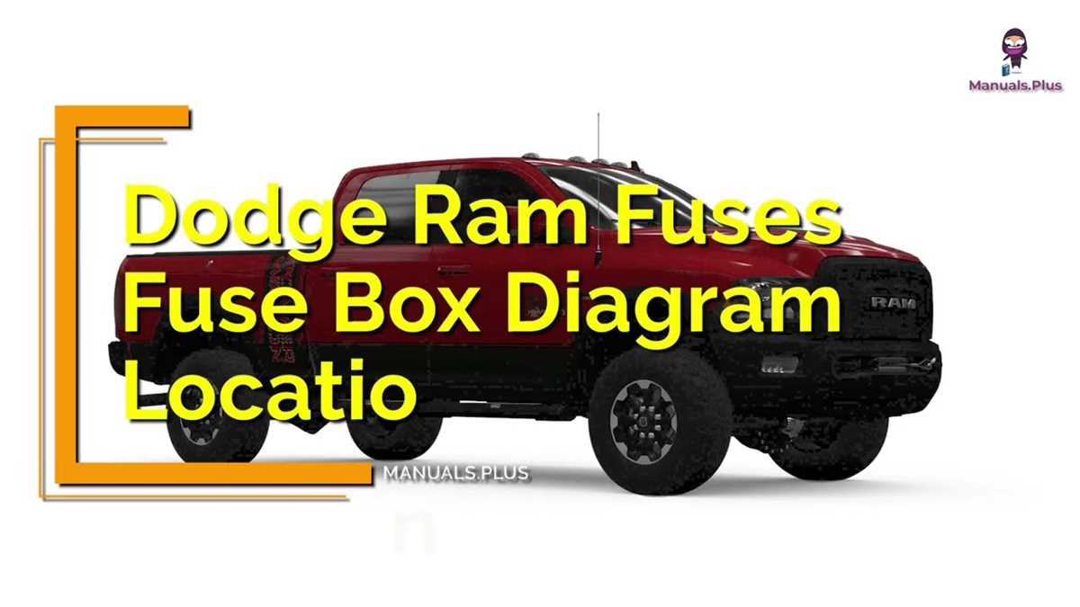 2019 dodge ram 1500 interior fuse box diagram