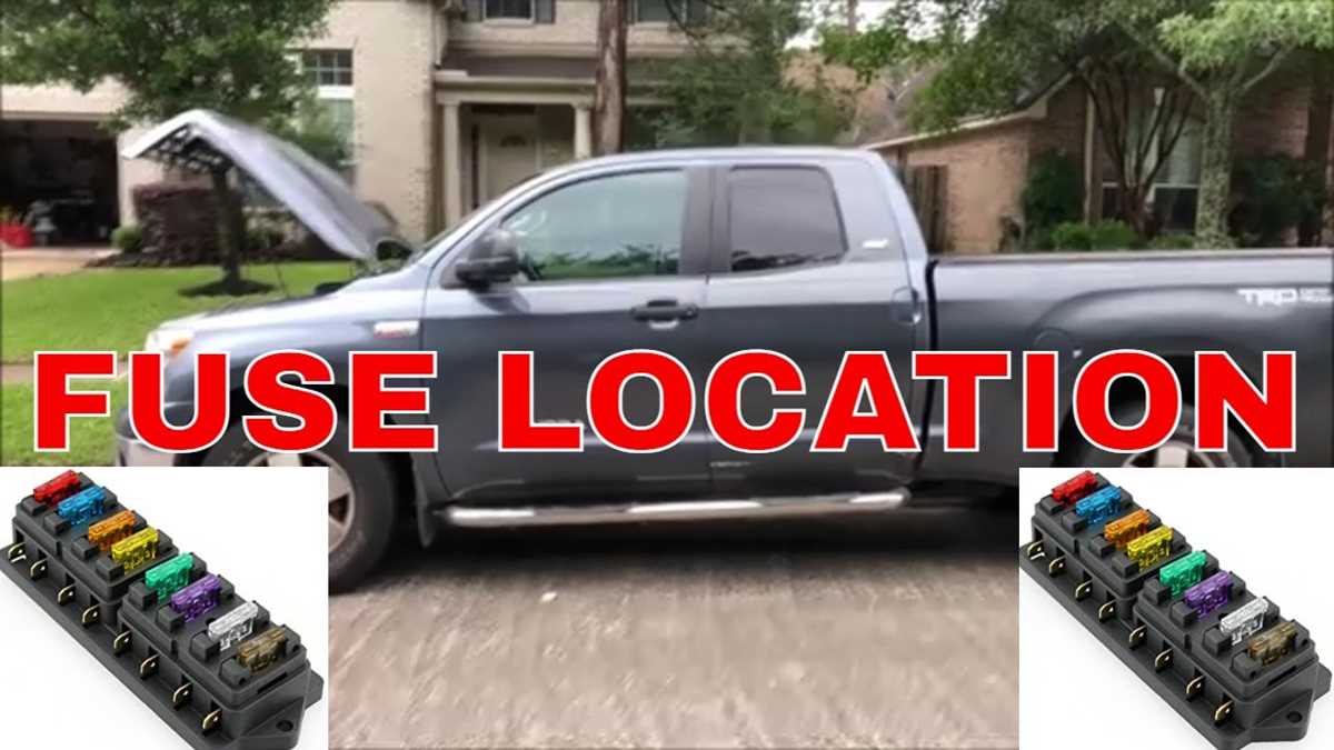 2019 toyota tundra fuse box diagram