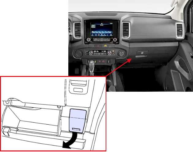 2019 nissan frontier fuse box diagram