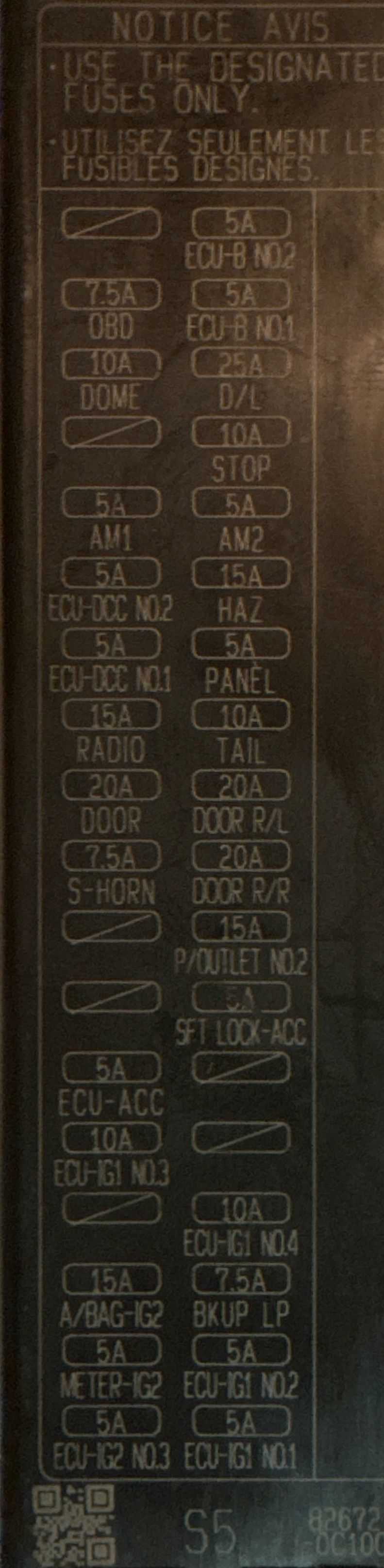 2019 toyota tundra fuse diagram