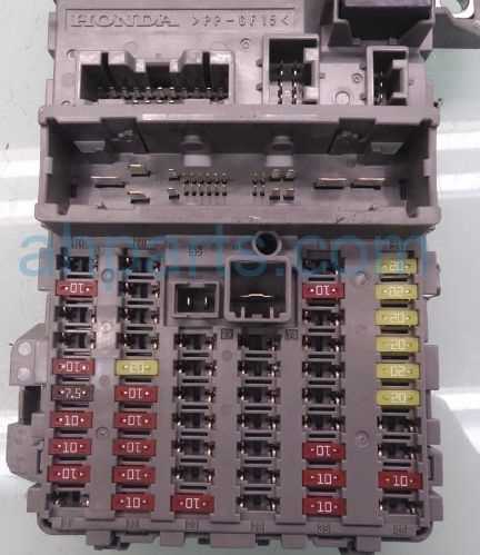 2020 honda accord fuse box diagram