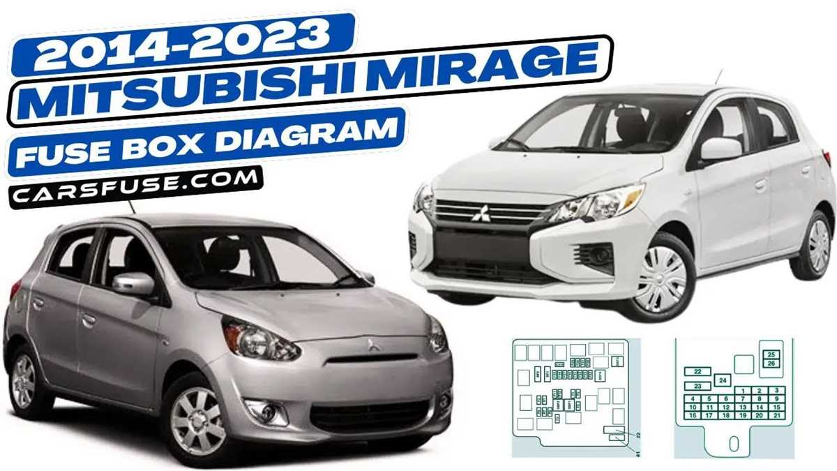 2020 mitsubishi mirage fuse box diagram