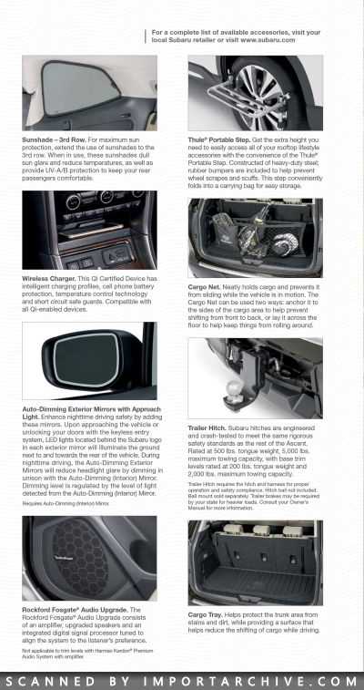 2022 subaru ascent fuse box diagram