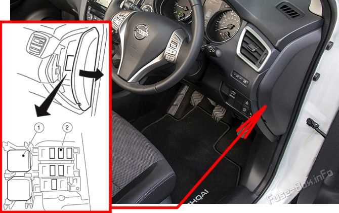 2022 nissan rogue fuse box diagram