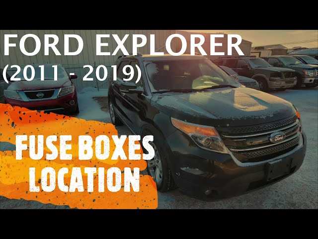 2023 ford explorer fuse box diagram