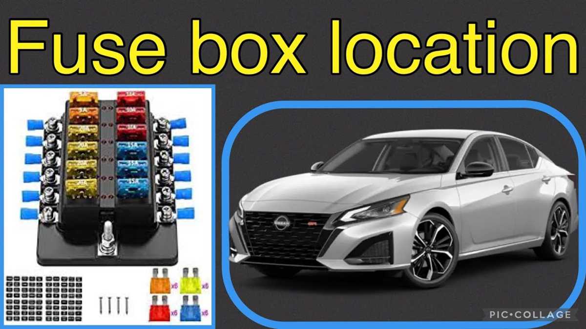 2023 nissan altima fuse box diagram