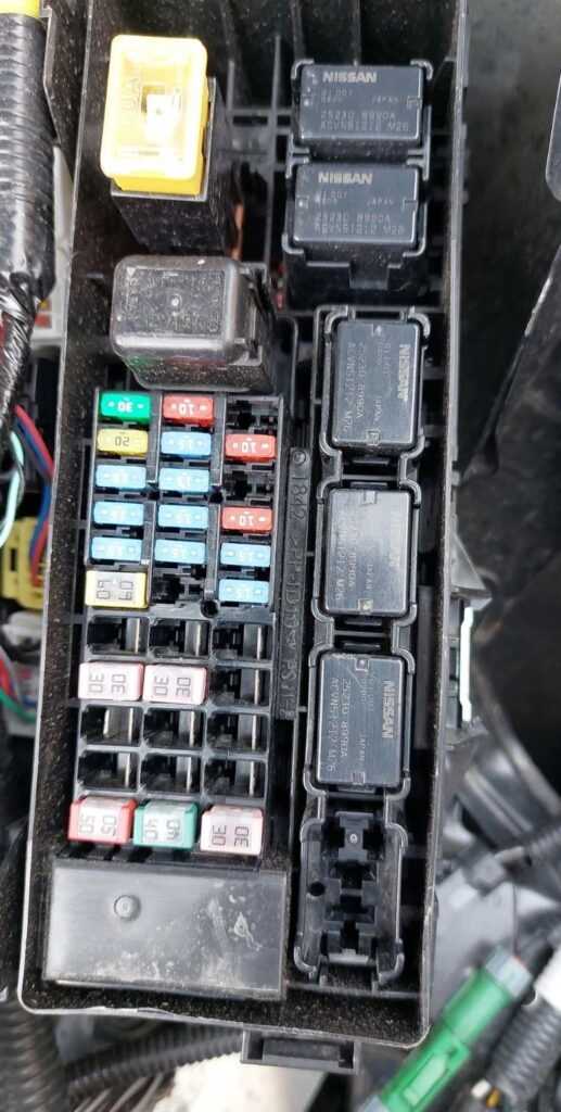 2023 nissan pathfinder fuse box diagram