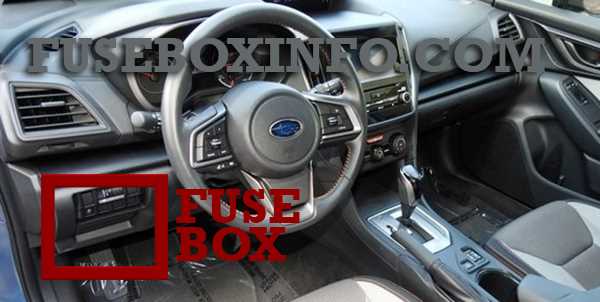 2023 subaru crosstrek fuse box diagram
