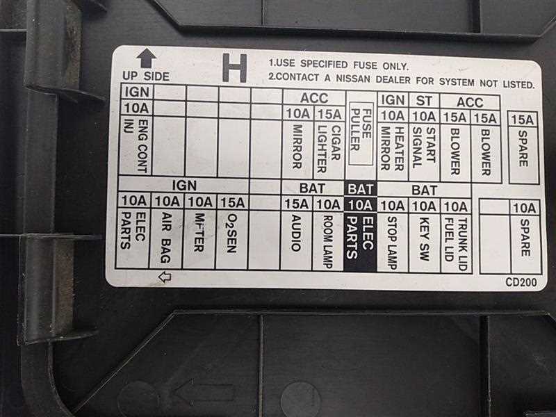 350z fuse box diagram under hood