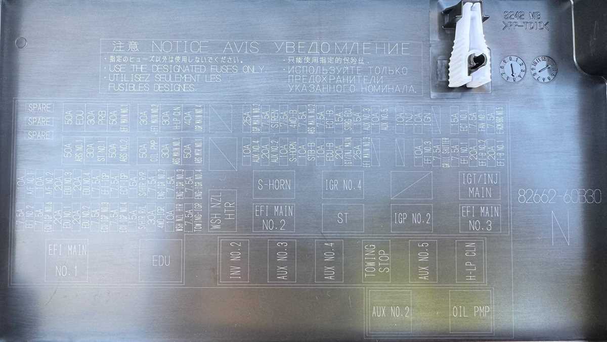 4runner fuse diagram