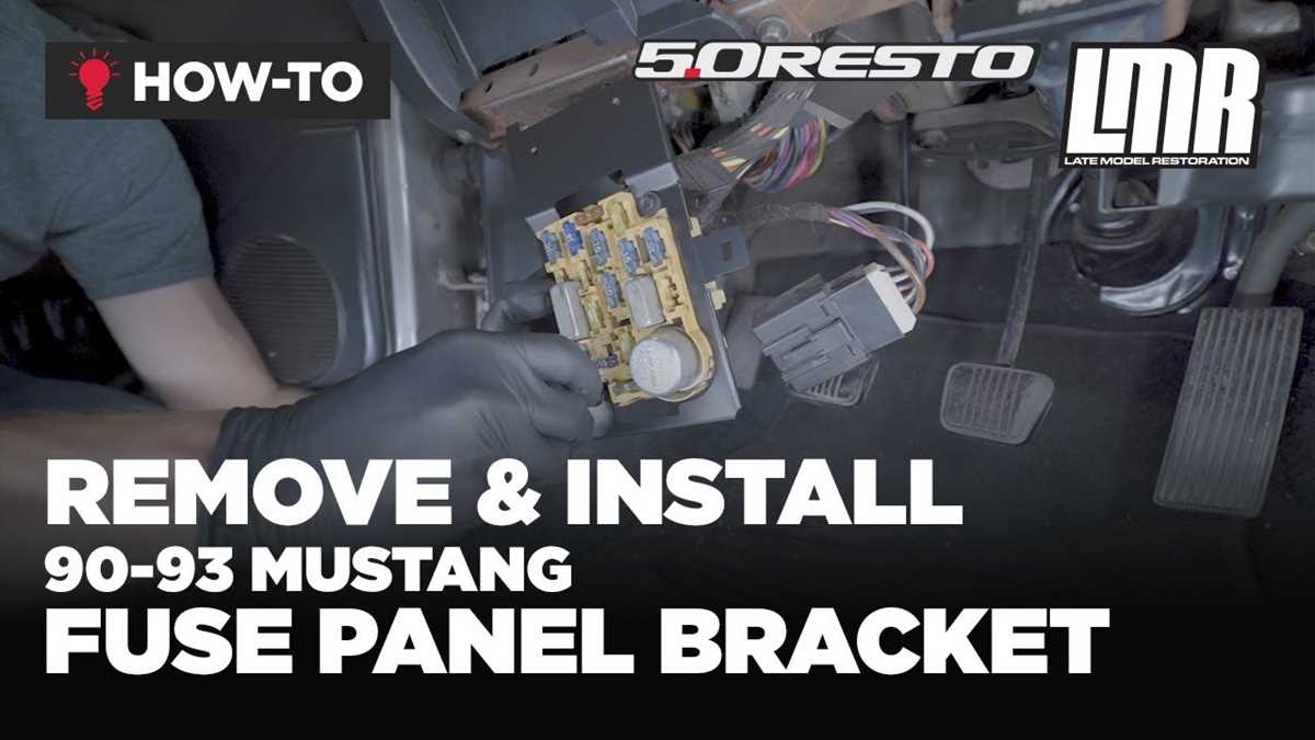 85 mustang fuse box diagram