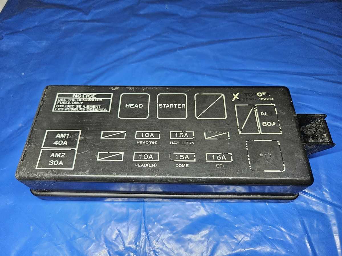 92 toyota pickup fuse box diagram
