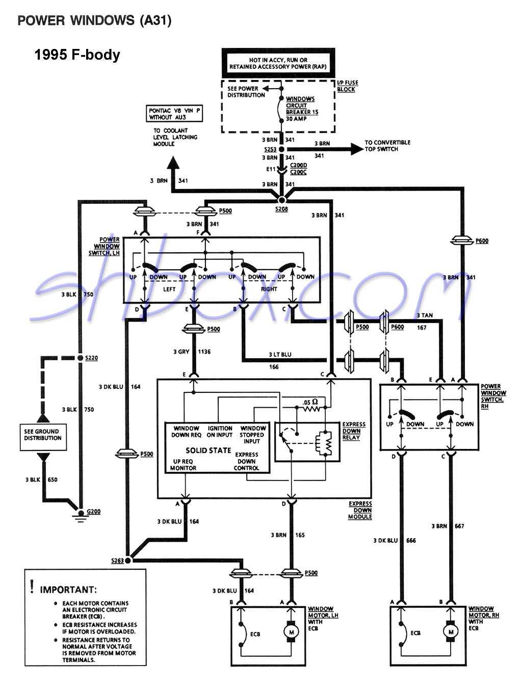 94 camaro fuse diagram