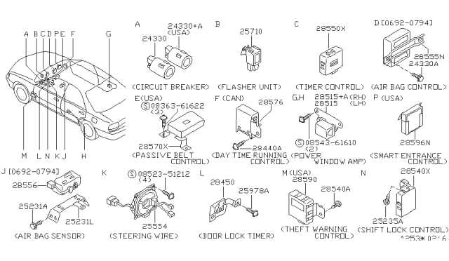 94 nissan altima fuse box diagram