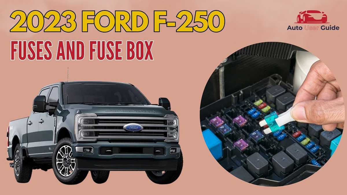 95 ford f250 fuse box diagram