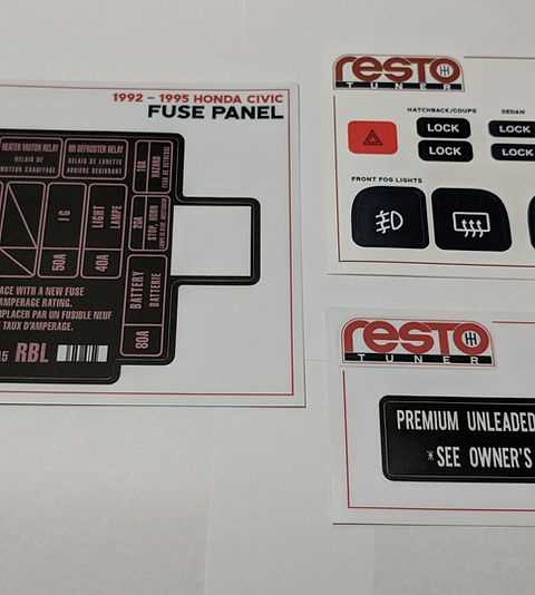 95 honda civic fuse diagram