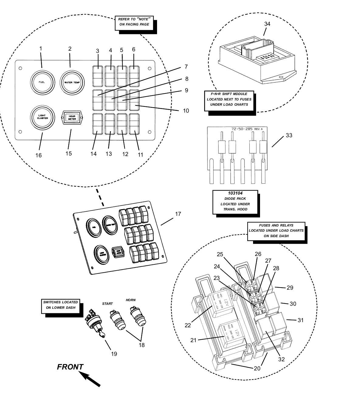 96 dodge dakota fuse box diagram