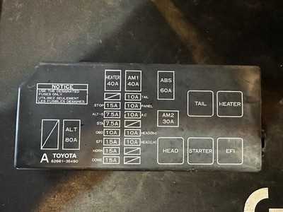 97 4runner fuse box diagram