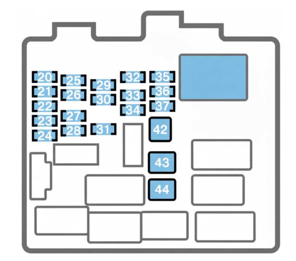 97 toyota camry fuse box diagram