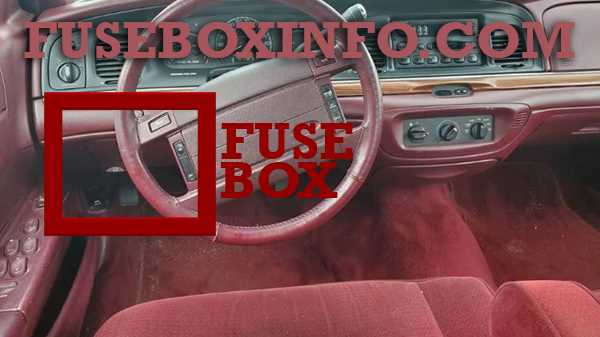 97 crown victoria fuse box diagram